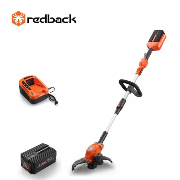 Set Redback trimer iarba E312D 40V + acumulator Li-Ion EP60 40V/6Ah + incarcator rapid EC50 40V/5A [1]