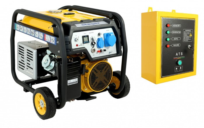 Stager FD 10000E+380V ATS 5160010000ATS3 generator 8kW, monofazat - automatizare trifazata, open-frame, benzina [1]