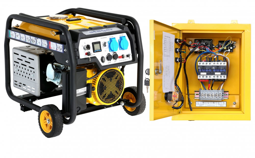 Generator curent monofazat Stager FD 3600ER Automatic G2, 230V, 3.0kW, benzină + ATS [1]