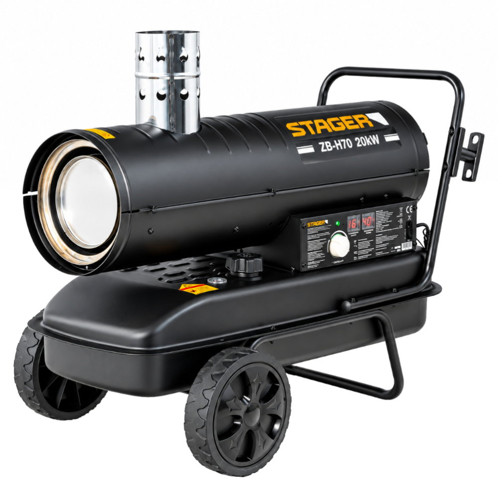 Stager H70 Tun de aer cald, ardere indirecta, 18kW, 230V, 150mp [2]