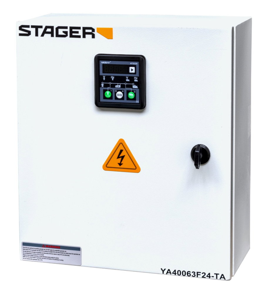Stager YA40063F24TA automatizare trifazata 63A, 24Vcc, protectie [1]