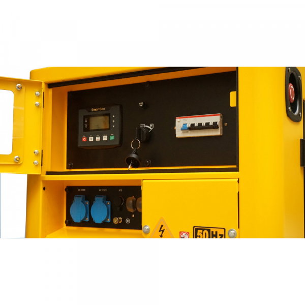 Stager YDE12T3 Generator insonorizat 12kVA, 16A, 3000rpm, trifazat, diesel, pornire electrica [2]