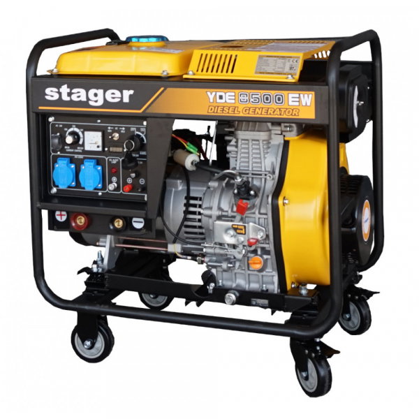 Stager YDE8500EW Generator sudare diesel monofazat, 3kVA curent sudare 200A, pornire la cheie [1]