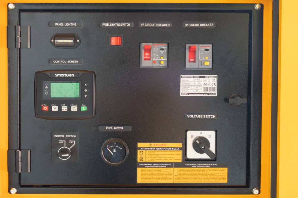 Stager YDY12S-S3 Generator insonorizat dual 12kVA, 16A, 1500rpm, trifazat, diesel [4]