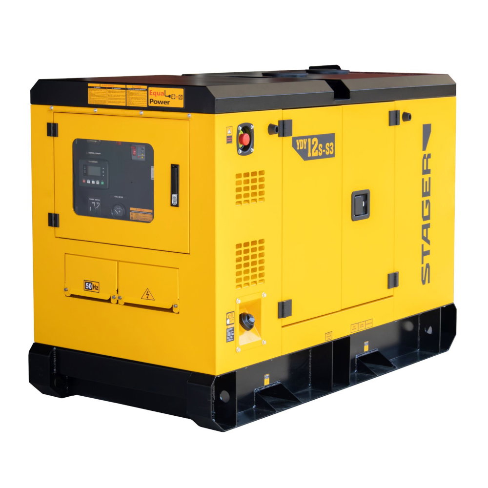 Stager YDY12S-S3 Generator insonorizat dual 12kVA, 16A, 1500rpm, trifazat, diesel [3]