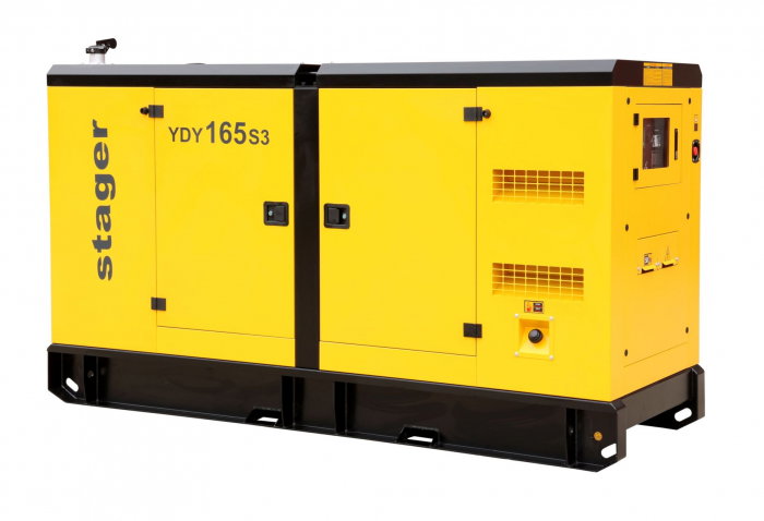 Stager YDY165S3 Generator insonorizat 165kVA, 217A, 1500rpm, trifazat, diesel [1]