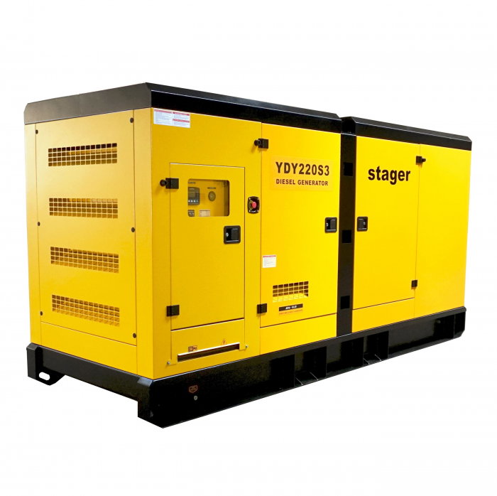 Stager YDY220S3 Generator insonorizat diesel trifazat 220kVA, 289A, 1500rpm [1]