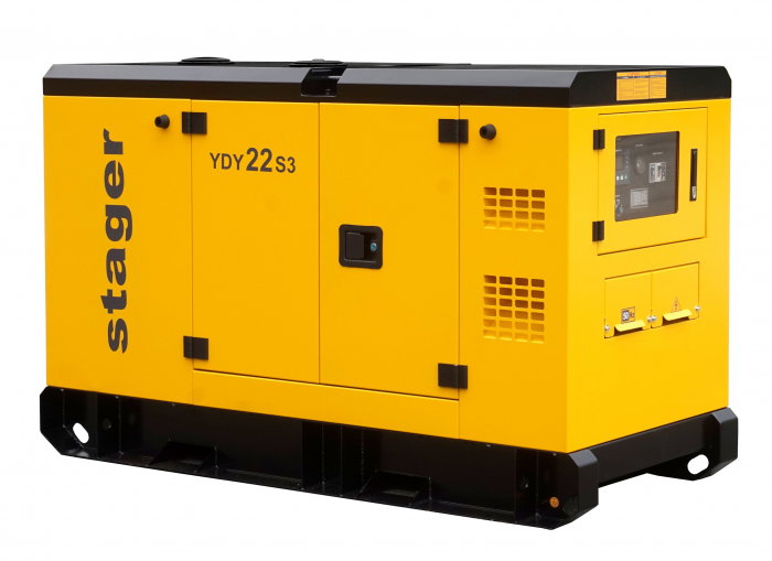 Stager YDY22S3 1158000022S3 Generator insonorizat diesel trifazat 20kVA, 29A, 1500rpm [1]