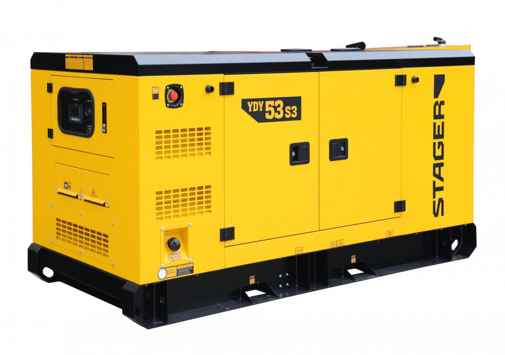Stager YDY53S3 Generator insonorizat 53kVA, 69A, 1500rpm, trifazat, diesel [2]