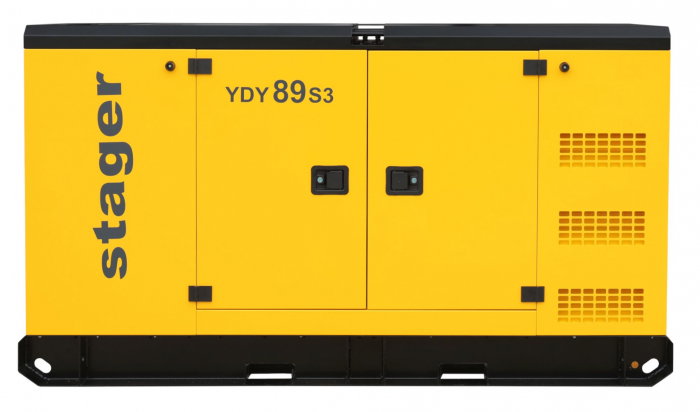 Stager YDY89S3 Generator insonorizat diesel trifazat 89 kVA, 115A, 1500rpm [2]