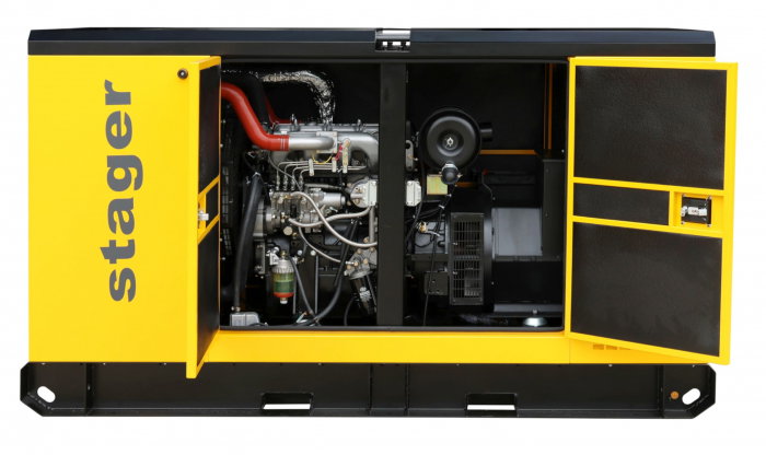 Stager YDY89S3 Generator insonorizat diesel trifazat 89 kVA, 115A, 1500rpm [3]