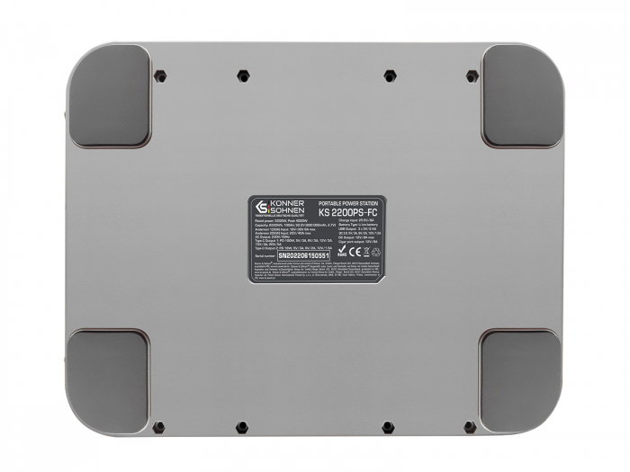 Statie portabila de alimentare Konner&Sohnen KS 2200PS-FC, putere nominala 2200 W, Putere maxima 4000 W [7]