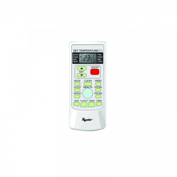 Aer conditionat Inverter KYATO 12T32 12000 btu, A++, R32, filtru ion de argint, afisaj LED, alb [2]
