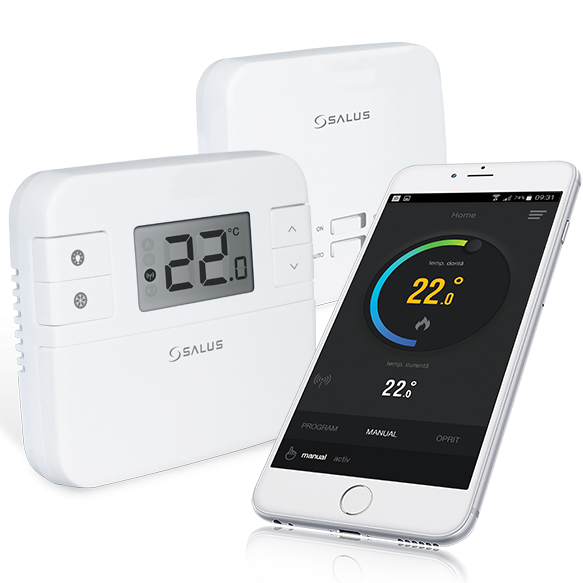 Termostat de ambient cu control prin internet Salus RT310i, wi-fi [1]