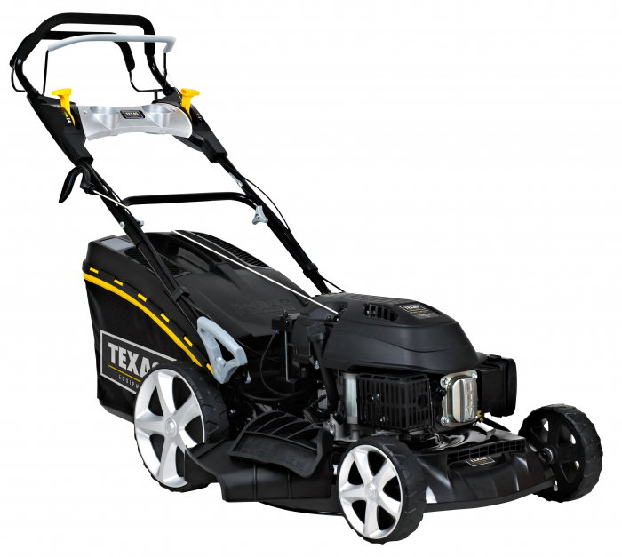 Texas Razor 5155TR/WE, masina de tuns gazonul, benzina, 4.4CP, latime lucru 51cm, pornire electrica, autopropulsata, reglaj central, sac 65 litri [1]