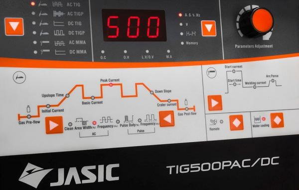 TIG 500P AC/DC (E1312) racit cu apa - Aparat de sudura TIG AC/DC  JASIC [2]
