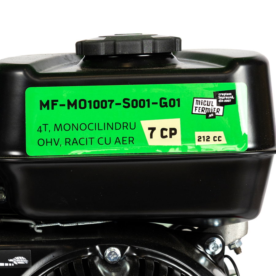 Tocator de crengi Micul Fermier, motor benzina 7 CP, 60 mm diametru maxim de taiere, pentru brichete [5]