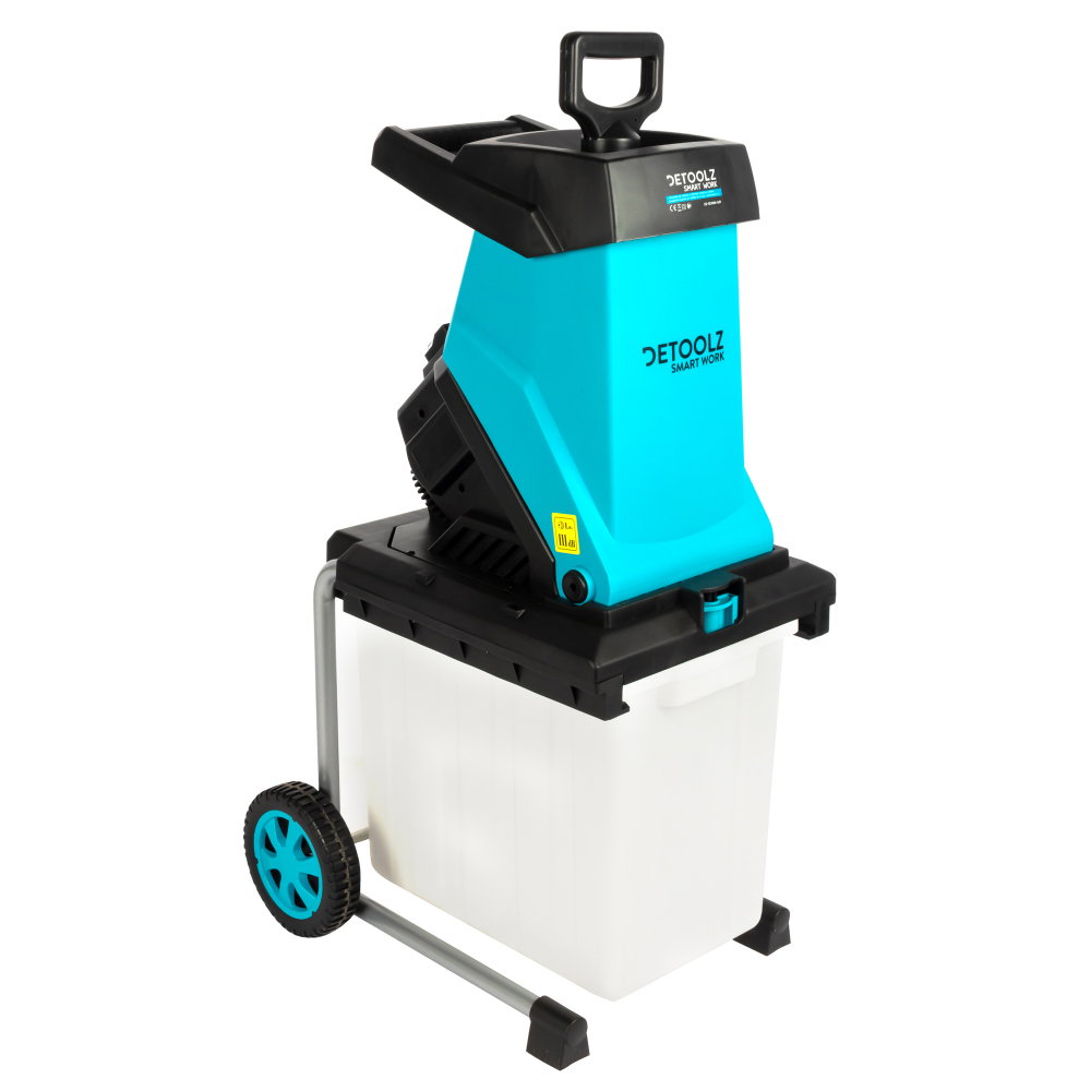 Tocator de crengi si resturi vegetale Detoolz DZ-SE1006-G01, 2800W, 45mm diametru maxim de taiere, container 50L [10]