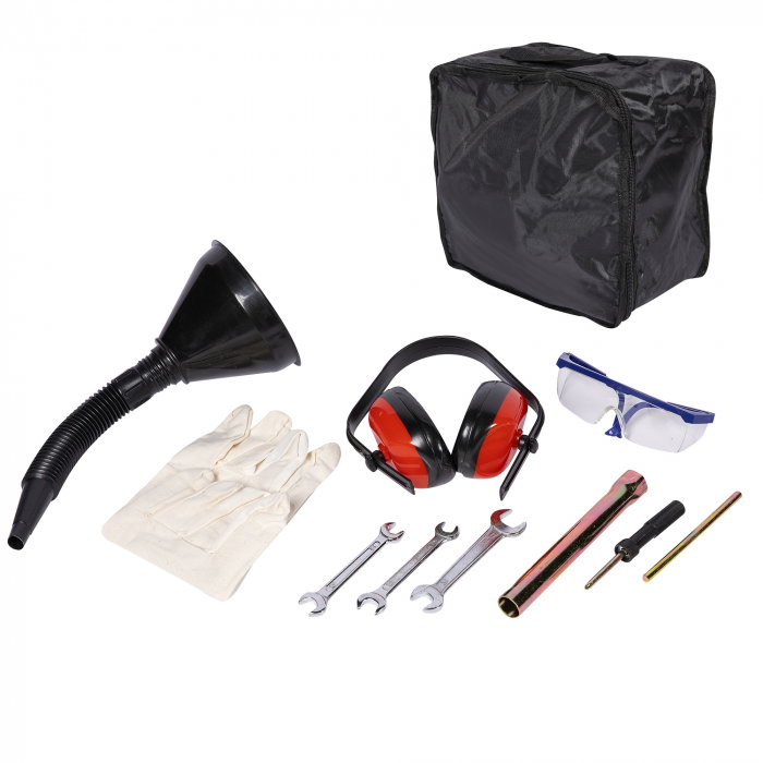 Tocator pentru crengi si vita de vie Micul Fermier, Ø76mm, motor benzina 6.5CP pentru rumegus [7]