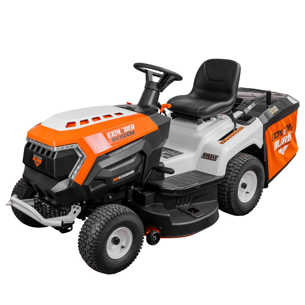 Tractor de Tuns Gazon RURIS RX EXPLORER 1500M 15 CP, latime lucru 980mm, inaltime 30-90mm, sac colector 250l [1]