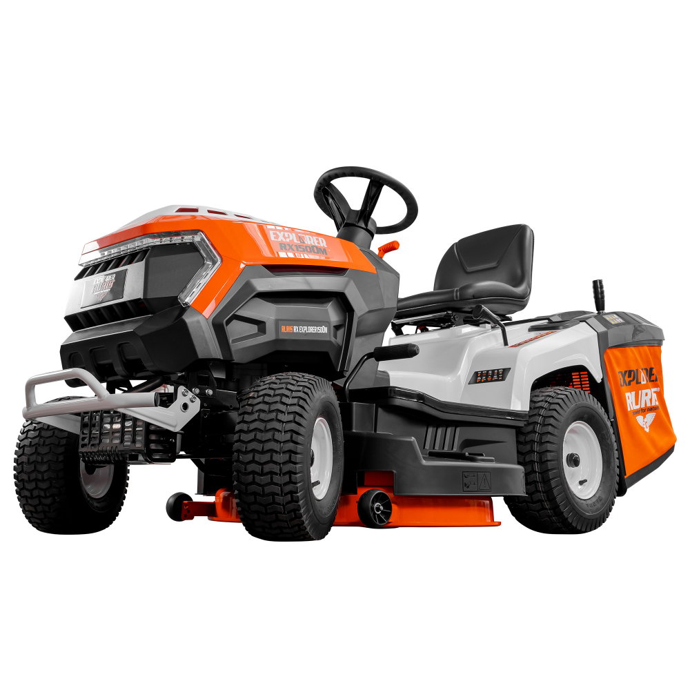 Tractor de Tuns Gazon RURIS RX EXPLORER 1500M 15 CP, latime lucru 980mm, inaltime 30-90mm, sac colector 250l [14]