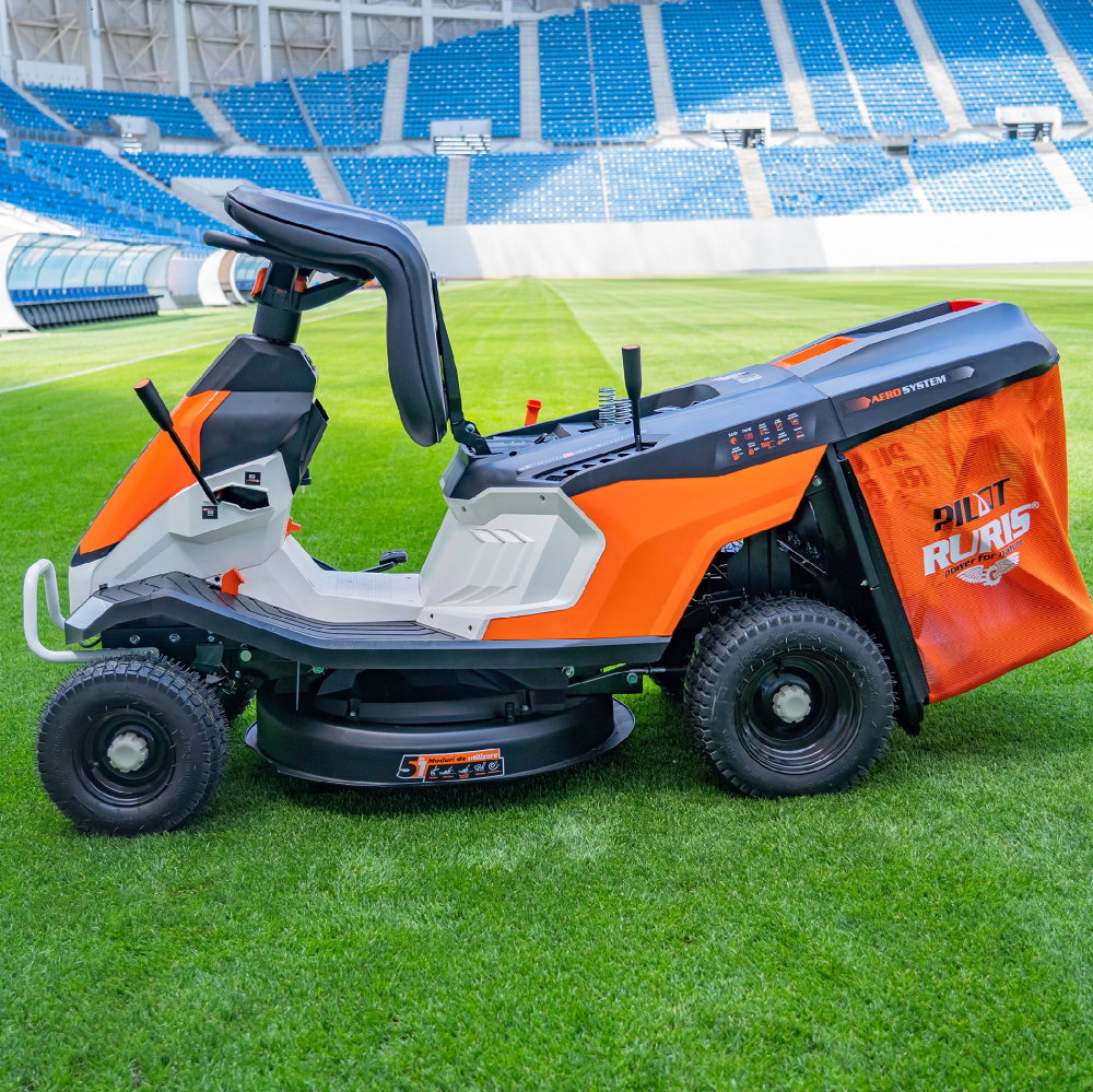 Tractor de Tuns Gazon RURIS RX Pilot 002H 9.5 CP, latime lucru 650mm, inaltime 30-75mm, sac colector 150l [6]