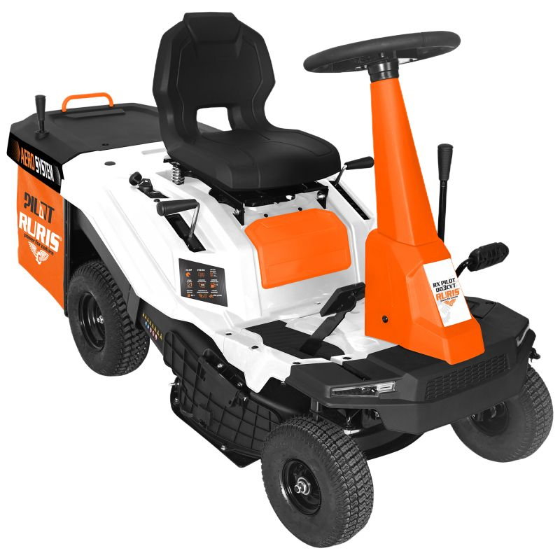 Tractor de Tuns Gazon RURIS RX Pilot 003 CVT 7.5 CP, latime lucru 610mm, inaltime 30-75mm, sac colector 150l [1]