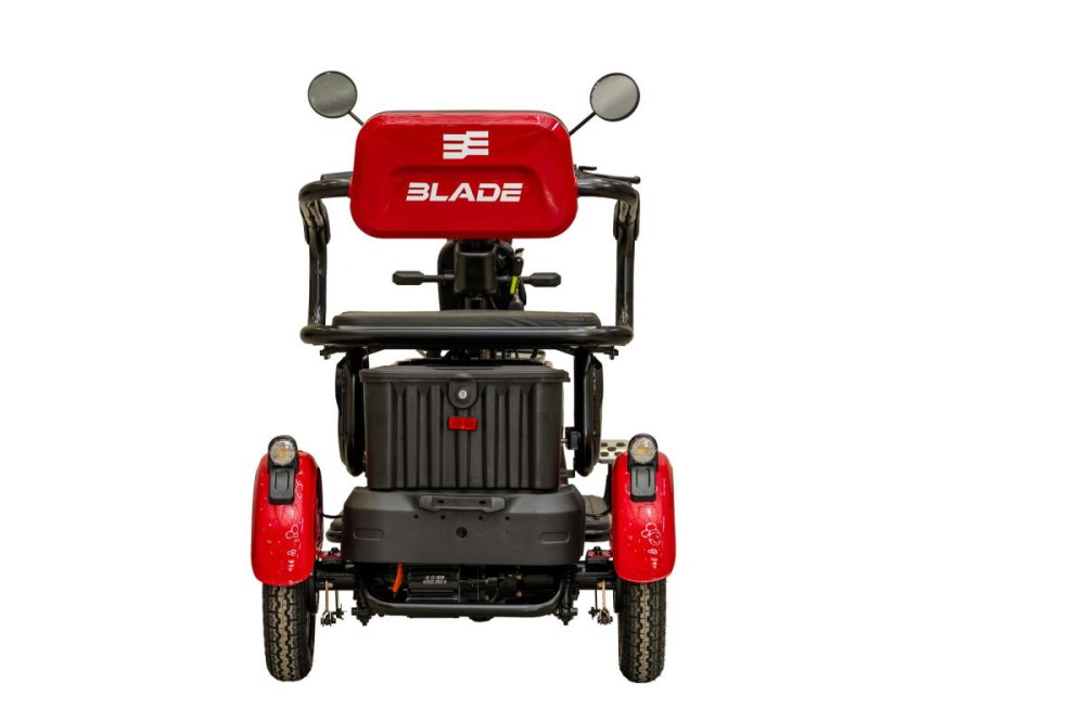Triciclu electric BLADE VIVA 14  Rosu-Negru, 25 km/h,  1200W, autonomie pana la 50 km, CIV inclus [5]