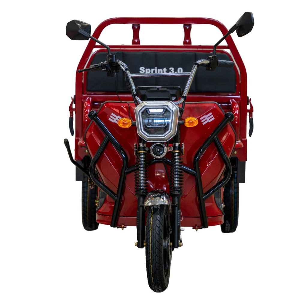 Triciclu electric cargo BLADE Sprint 3.0 Rosu-Negru 2000W - CIV inclus [3]
