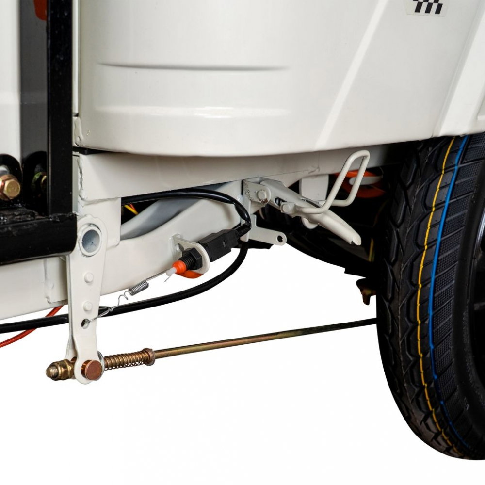 Triciclu electric cargo RURIS Pilot 3110A ALB fara permis, 2000W, viteza 25 km/h, autonomie 80 km [17]
