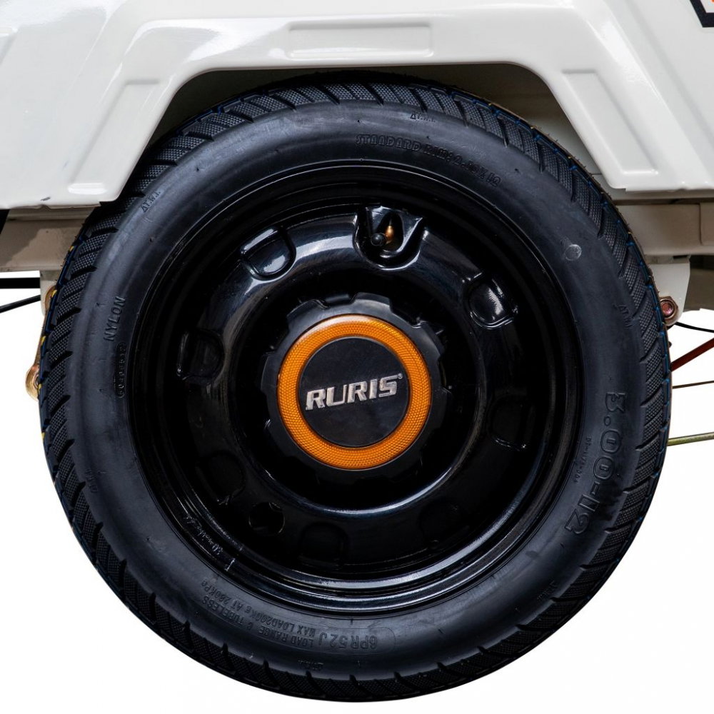 Triciclu electric cargo RURIS Pilot 3110A ALB fara permis, 2000W, viteza 25 km/h, autonomie 80 km [9]