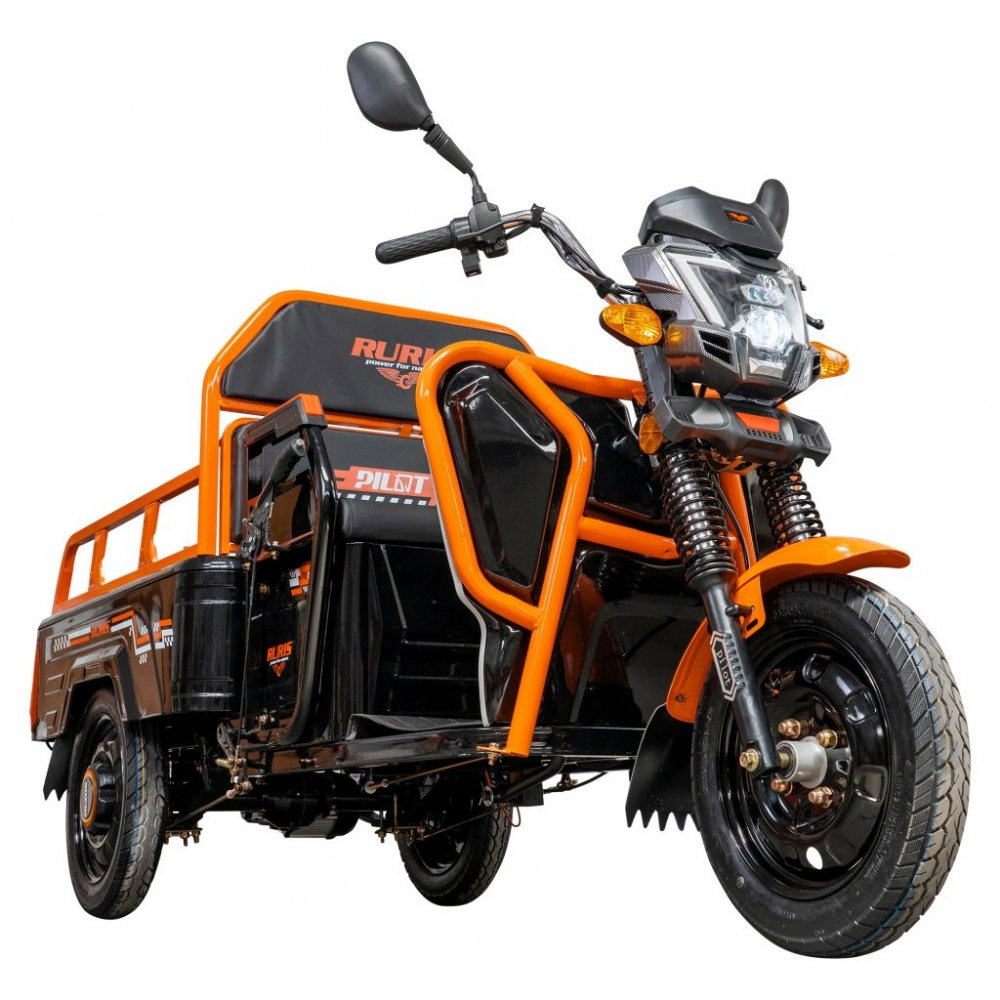 Triciclu electric cargo RURIS Pilot 3110N NEGRU, 2000W, viteza 25 km/h, autonomie 80 km [4]