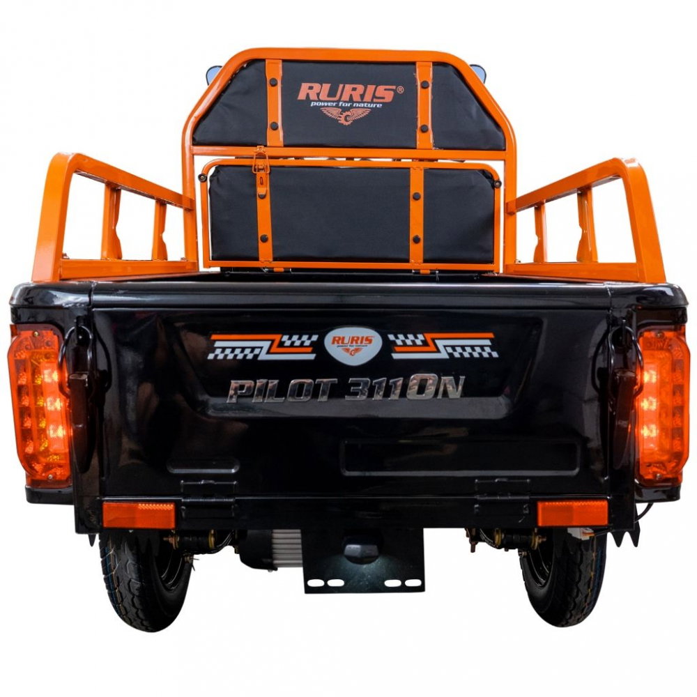 Triciclu electric cargo RURIS Pilot 3110N NEGRU, 2000W, viteza 25 km/h, autonomie 80 km [33]