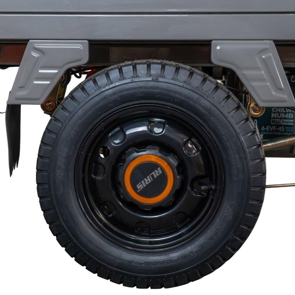 Triciclu electric cargo RURIS Pilot 3120G GRI 2000W, autonomie pana la 70 km, bena basculabila, reductor forta, CIV inclus [10]