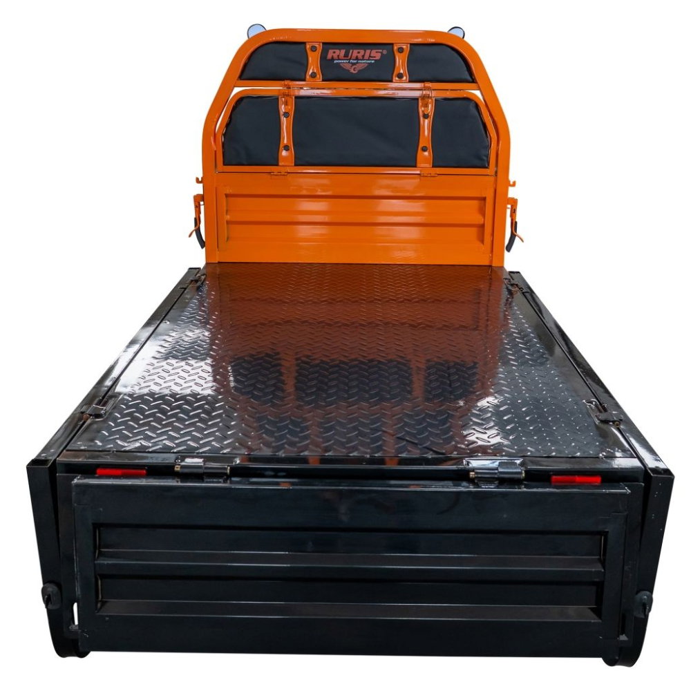 Triciclu electric cargo RURIS Pilot 3120N Negru, 2000W, autonomie pana la 70 km, bena basculabila, reductor forta, CIV inclus [20]