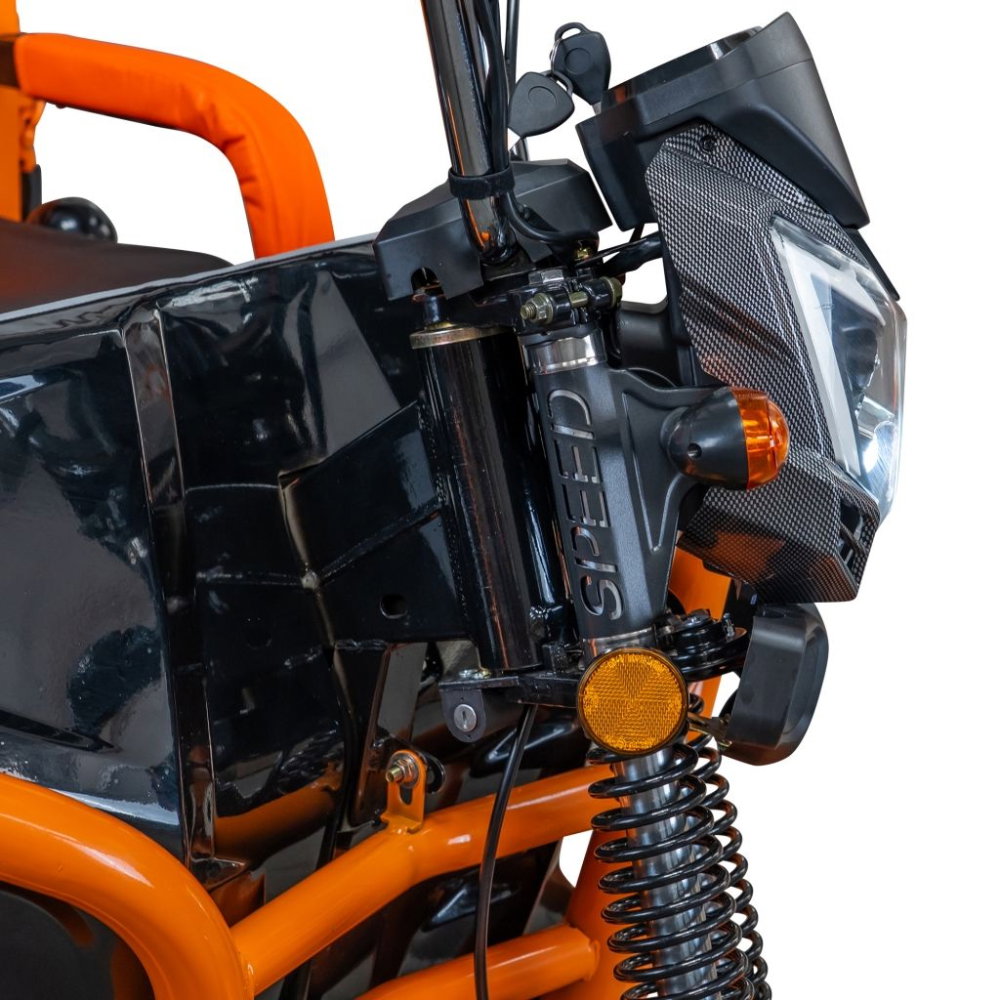 Triciclu electric cargo RURIS Pilot 3120N Negru, 2000W, autonomie pana la 70 km, bena basculabila, reductor forta, CIV inclus [14]