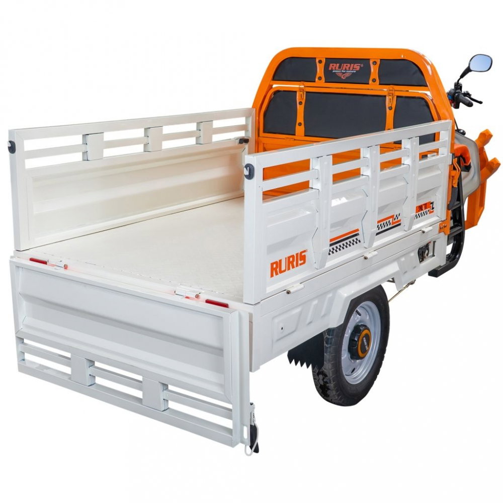 Triciclu electric cargo RURIS Pilot 3130A Alb 3600W cu bena si CIV inclus [24]