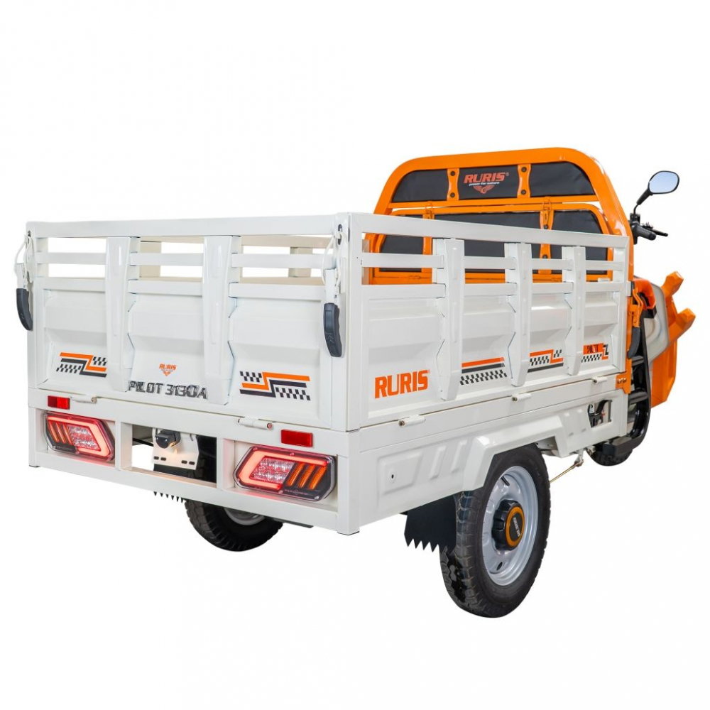 Triciclu electric cargo RURIS Pilot 3130A Alb 3600W cu bena si CIV inclus [17]