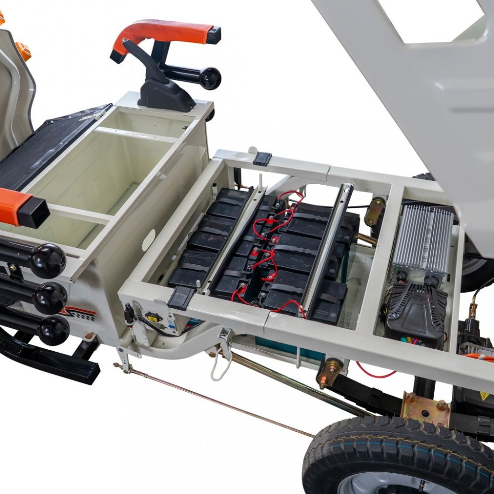 Triciclu electric cargo RURIS Pilot 3130A Alb 3600W cu bena si CIV inclus [27]