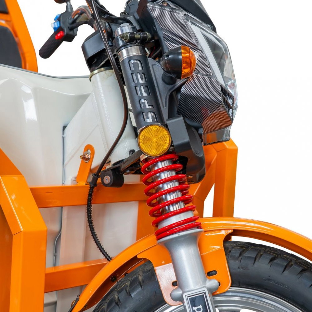 Triciclu electric cargo RURIS Pilot 3130A Alb 3600W cu bena si CIV inclus [9]