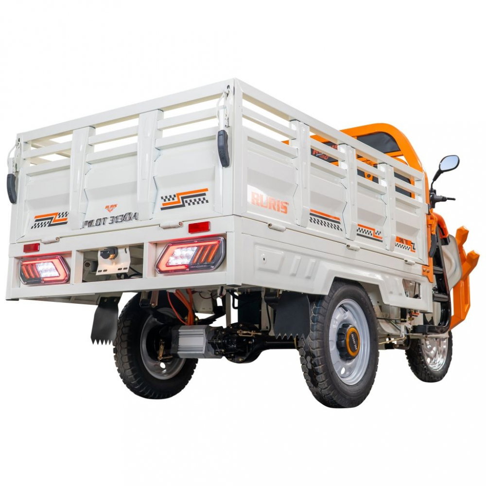 Triciclu electric cargo RURIS Pilot 3130A Alb 3600W cu bena si CIV inclus [18]