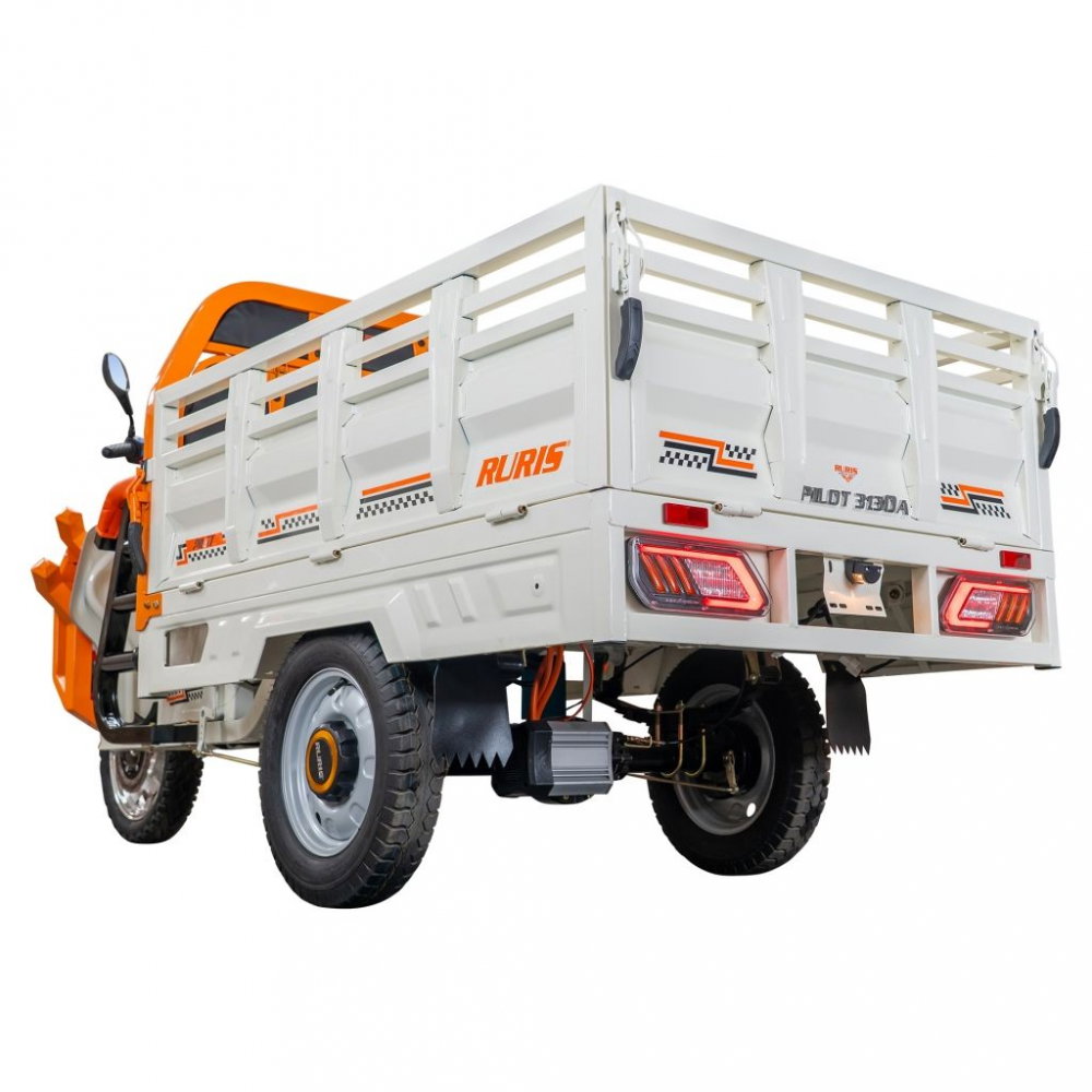 Triciclu electric cargo RURIS Pilot 3130A Alb 3600W cu bena si CIV inclus [19]