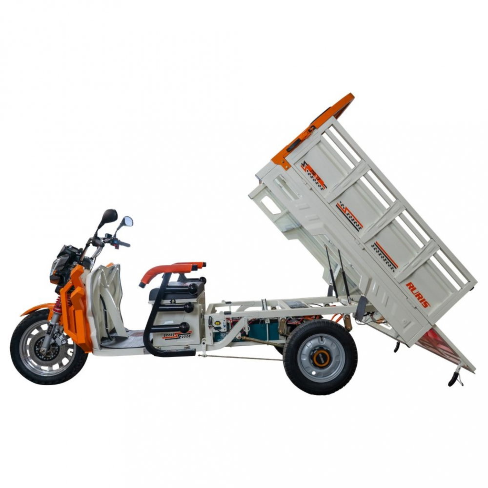 Triciclu electric cargo RURIS Pilot 3130A Alb 3600W cu bena si CIV inclus [30]