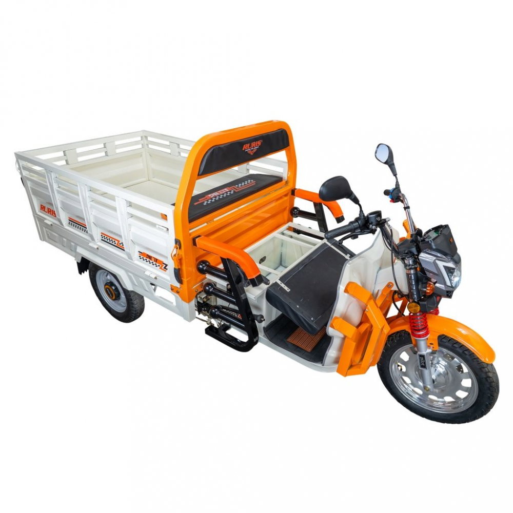 Triciclu electric cargo RURIS Pilot 3130A Alb 3600W cu bena si CIV inclus [16]