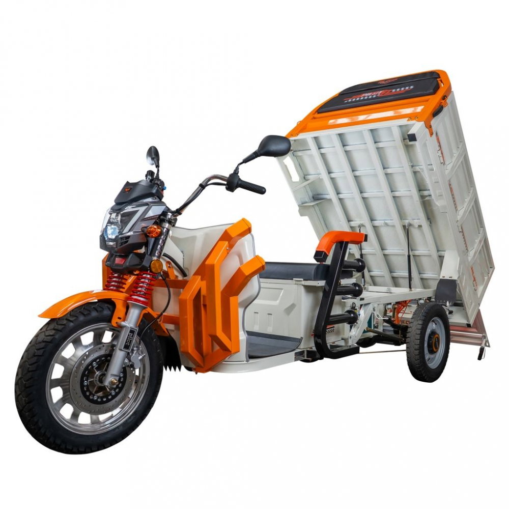 Triciclu electric cargo RURIS Pilot 3130A Alb 3600W cu bena si CIV inclus [31]
