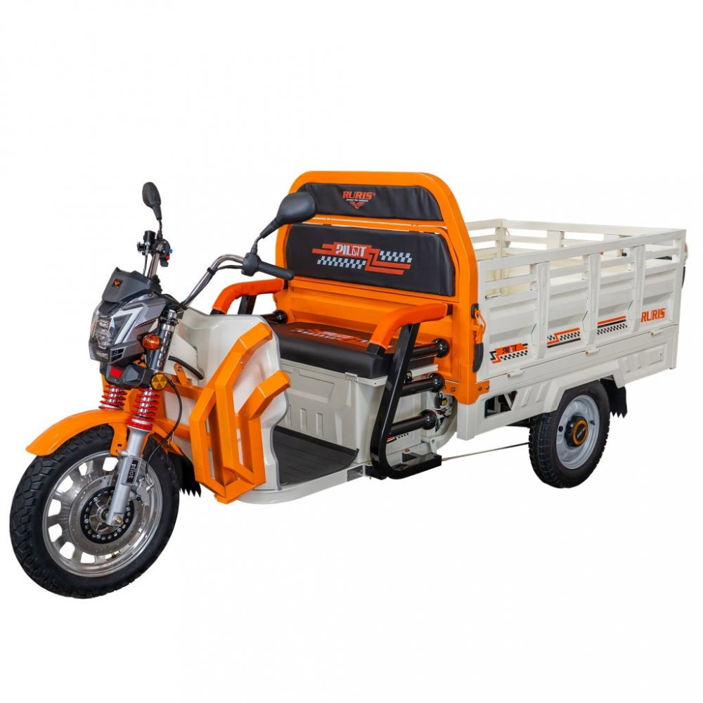 Triciclu electric cargo RURIS Pilot 3130A Alb 3600W cu bena si CIV inclus [4]