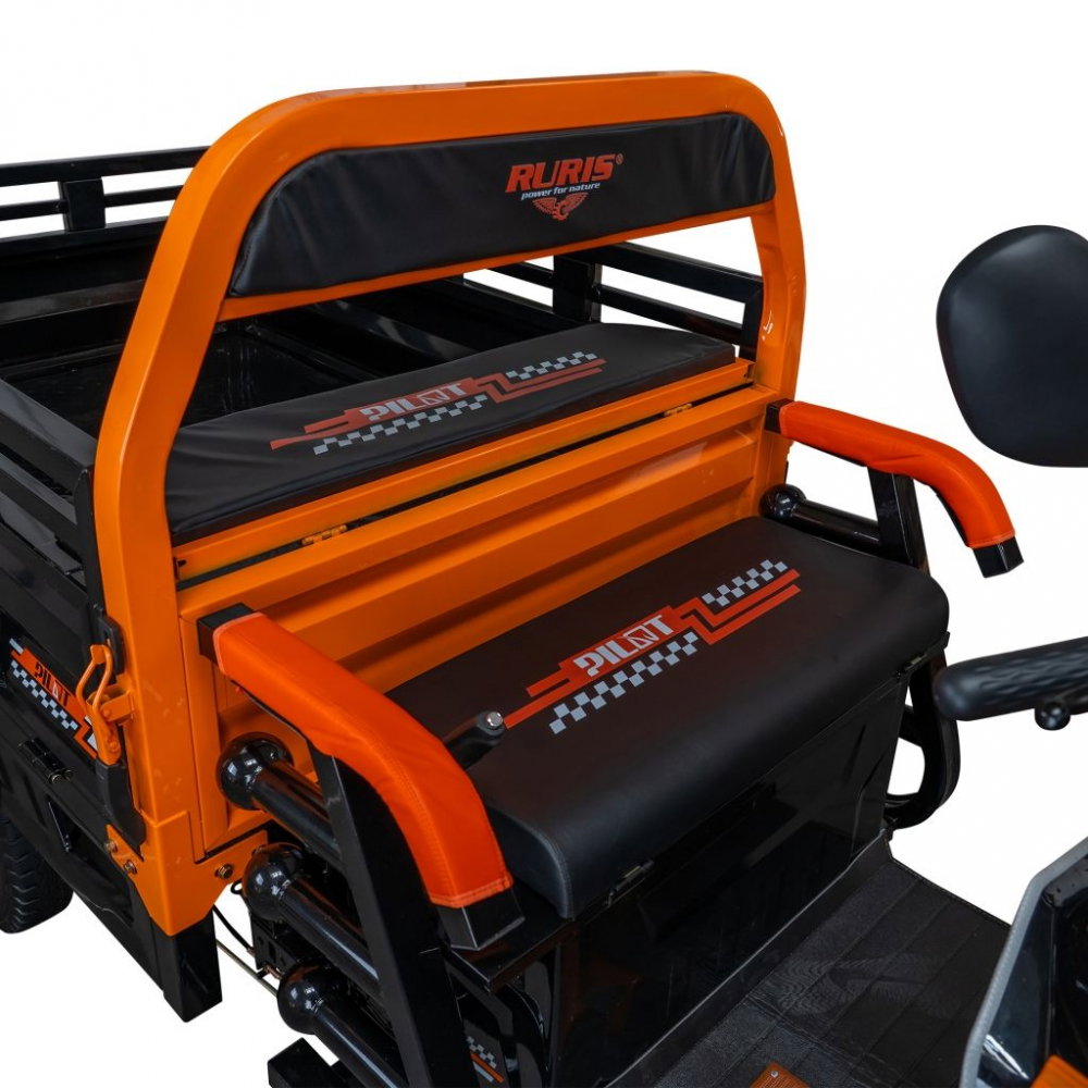 Triciclu electric cargo RURIS Pilot 3130N NEGRU, 3600W [11]