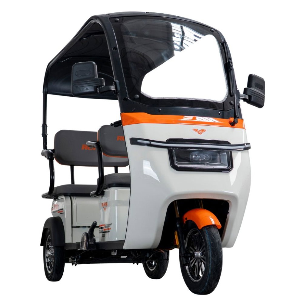 Triciclu electric cu cabina RURIS Pilot 3070A ALB fara permis, 2900W, viteza 25 km/h, autonomie 60 km [3]