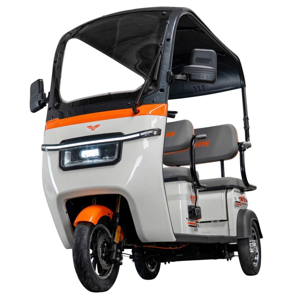 Triciclu electric cu cabina RURIS Pilot 3070A ALB fara permis, 2900W, viteza 25 km/h, autonomie 60 km [8]