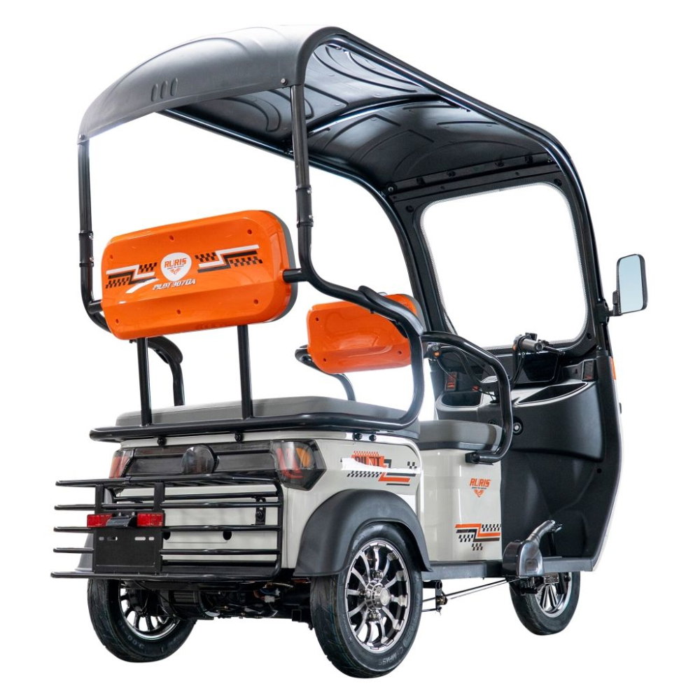 Triciclu electric cu cabina RURIS Pilot 3070A ALB fara permis, 2900W, viteza 25 km/h, autonomie 60 km [4]